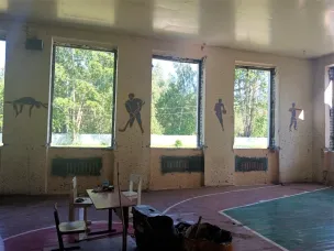 1 июня начался капитальный ремонт спортивного зала Мурзицкой школы